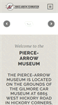 Mobile Screenshot of pierce-arrowmuseum.org