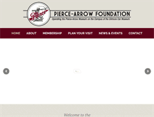 Tablet Screenshot of pierce-arrowmuseum.org